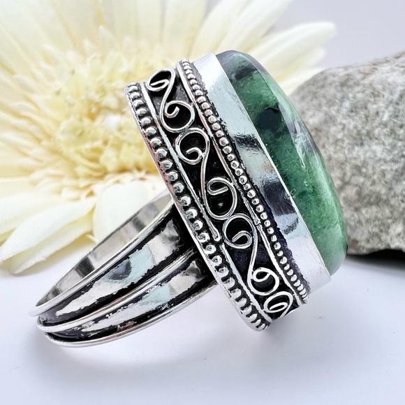 RUBY ZOISITE RING - Picture 8 of 10